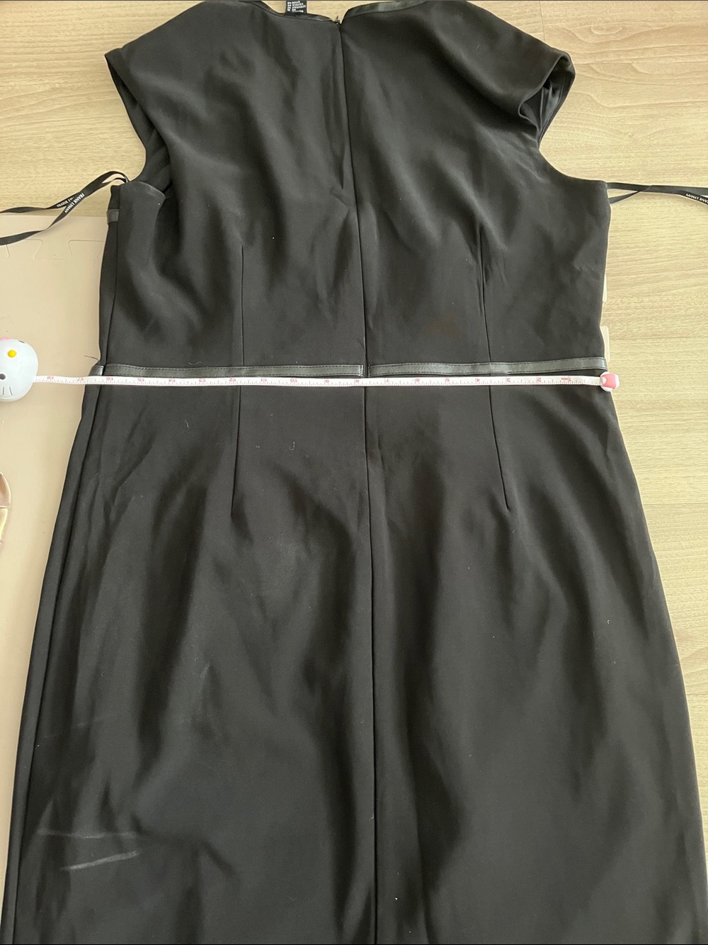 Frank Lyman Black and White Chevron-Panel Cocktail Dress - Picture 10 of 11